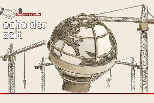 Bild von Sachgerechtes «Echo der Zeit» über Missstände auf Baustellen