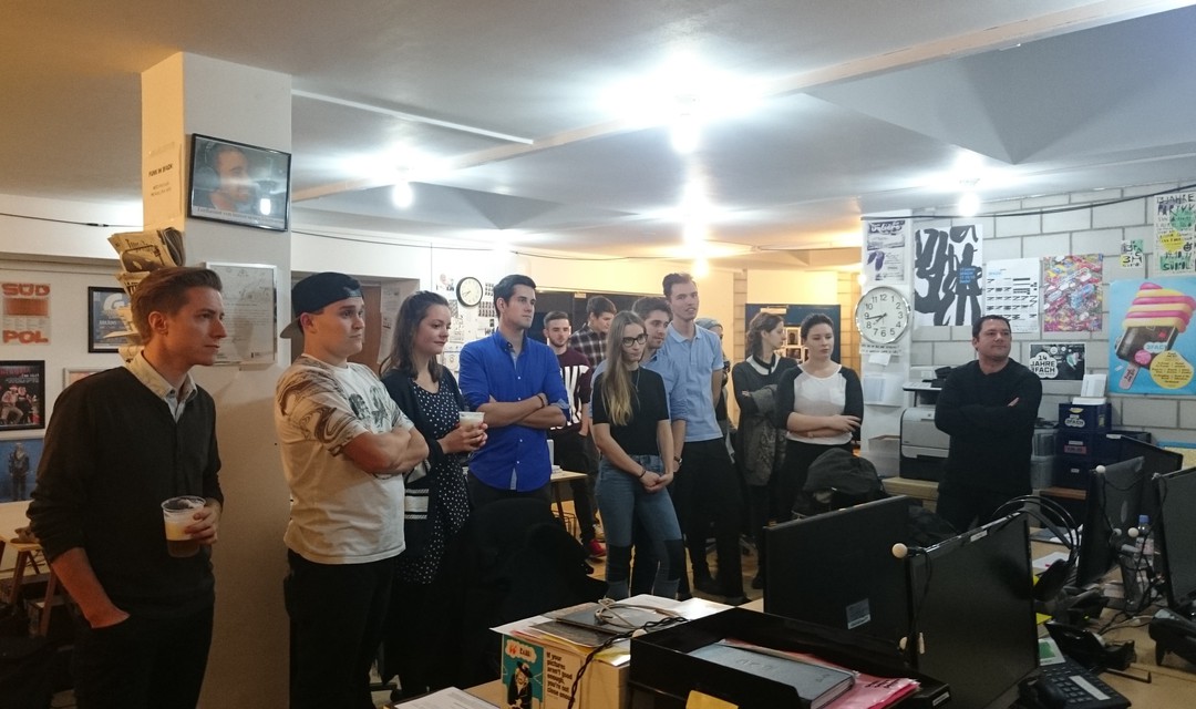 im Studio von Radio 3Fach