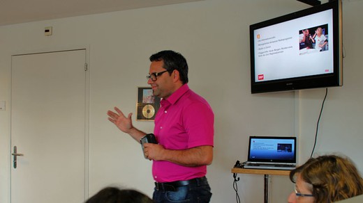 Bild von Fotogalerie Neumitgliederapéro im Regionalstudio Ostschweiz