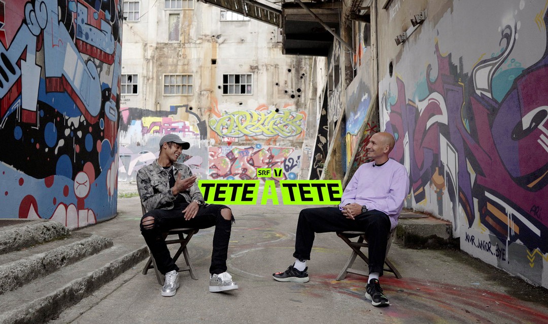 Keyvisual mit Lukie Wyniger (r.) und Rapper Pronto (l.)