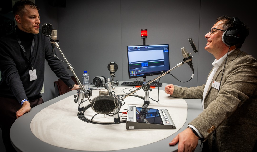 Philipp Schori und Christian Liechti im Gespräch
