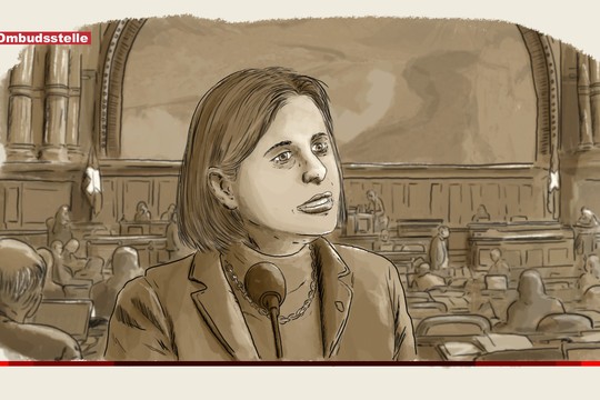 Bild von Medienauftritt von Esther Friedli unter der Lupe