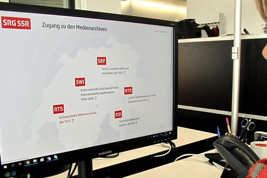 Bild von Die SRG öffnet ihre Archive in Kulturinstitutionen