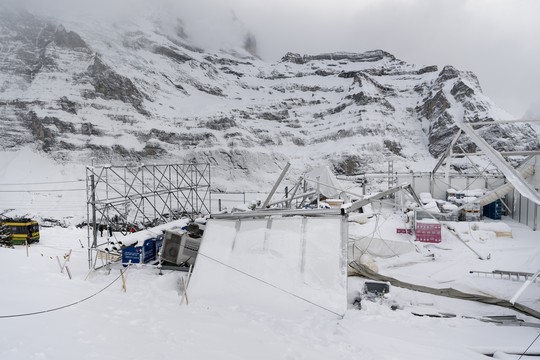 Bild von Sturm verschont SRG-Infrastruktur am Lauberhorn 