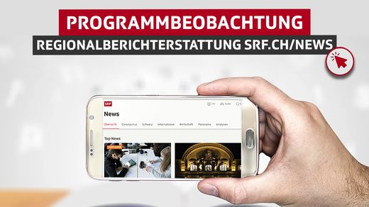 Bild von Programmbeobachtung: Regionale Online-Berichte auf SRF News sind zuwenig sichtbar