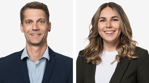 Bild von Dominik Steiner und Andrea Thurnherr verstärken die Regionalredaktion Zürich Schaffhausen