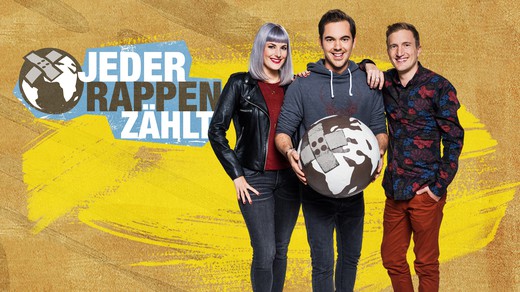 Bild von «Jeder Rappen zählt» 2017 mit Nägeli, Nay und Büsser