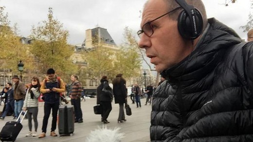 Bild von SRF-Korrespondent Charles Liebherr in Paris: «Wir müssen Geschehnisse einschätzen und relativieren.» 