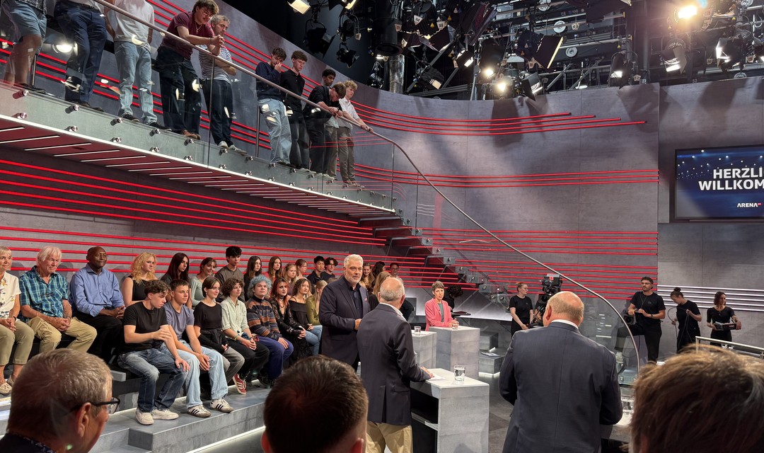 Bild von Die SRG Luzern besuchte die «Publikums-Arena» zum Hitzesommer