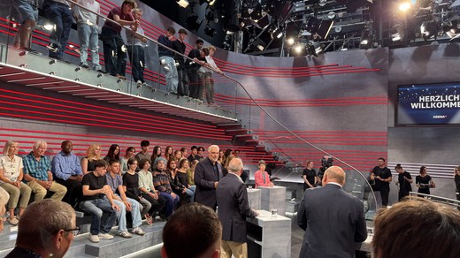 Bild von Die SRG Luzern besuchte die «Publikums-Arena» zum Hitzesommer