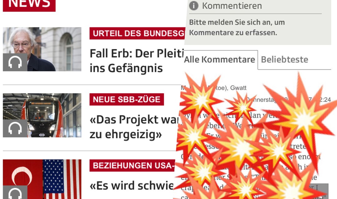 Bild von «Die Kommentarspalte ist ein Minenfeld»