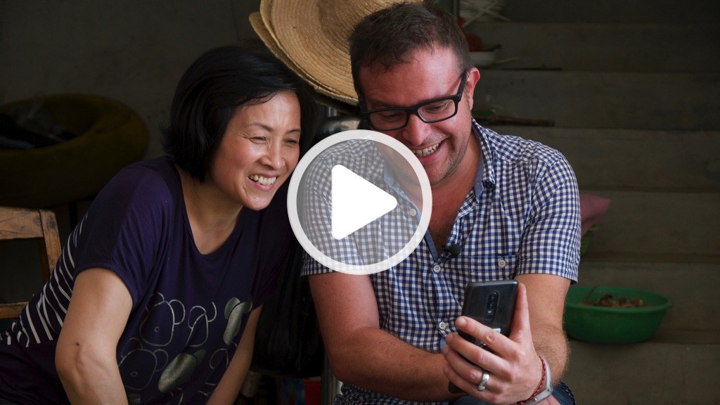 Pascal Nufer mit seiner ehemaligen Haushälterin