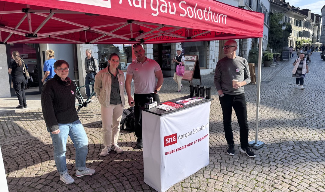 Bild von Mit Schokolade ins Gespräch: Die SRG AG SO auf Markttour