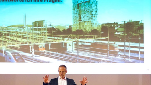 Bild von Weichen für neuen SRG-Medienstandort Basel gestellt