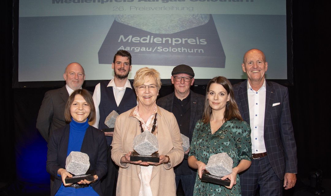 Bild von 26. Medienpreis Aargau/Solothurn verliehen