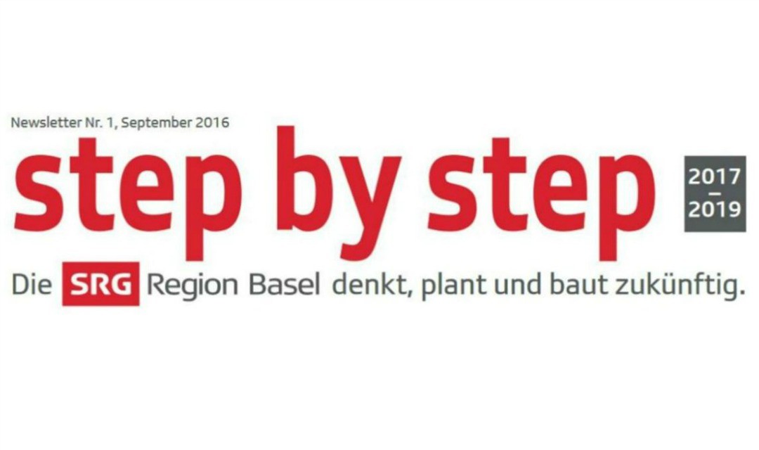 Bild von Newsletter «step by step» zum SRF-Studio in Basel