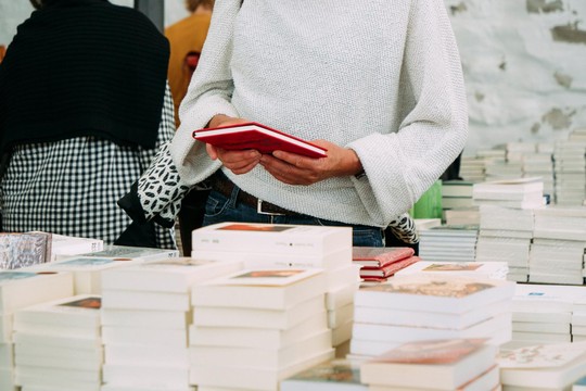 Bild von SRF an den Solothurner Literaturtagen 2022