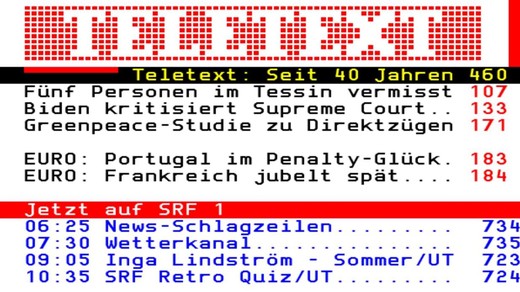 Bild von Der Teletext wird 40 Jahre alt