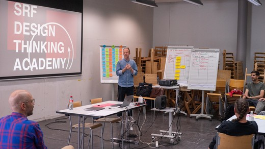 Bild von Aktuelle Innovationsprojekte bei SRF – Infos zur neuen Design Thinking Academy