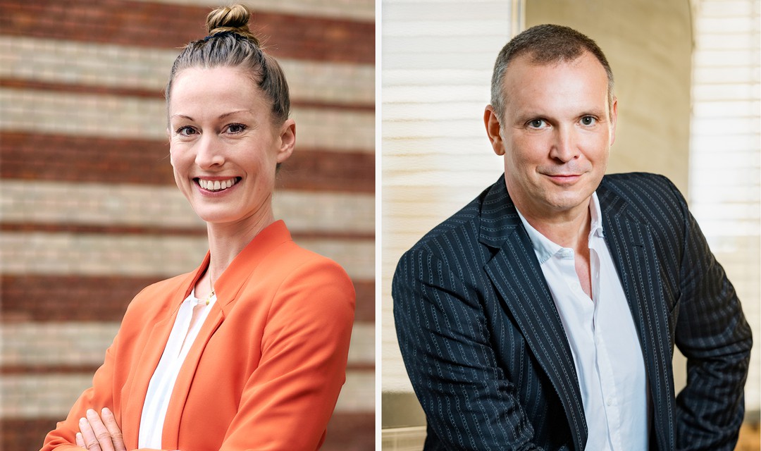 Doppelbild von Laura Köppen und Stefano Semeria