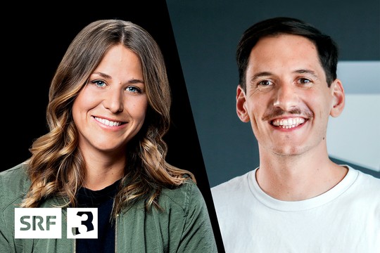 Bild von Joana Mauch und Mathias Schenk neu bei Radio SRF 3