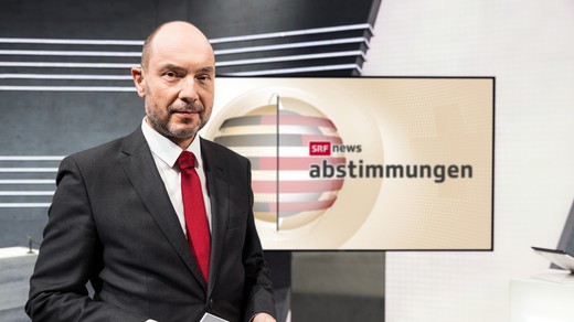 Bild von «Abstimmungsstudio»: SRF berichtet live über die Ergebnisse