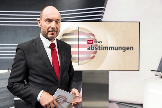 Bild von «Abstimmungsstudio»: SRF berichtet live über die Ergebnisse