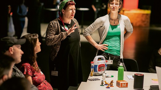 Bild von Familien   im Medienspagat