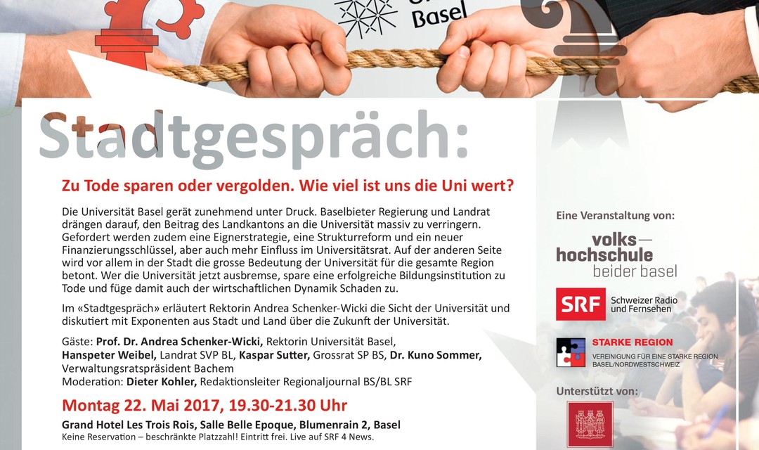 Bild von «Stadtgespräch»: Wie viel ist uns die Uni wert?