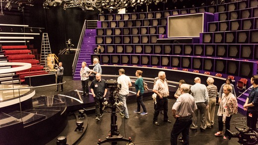 Bild von Besuch der Sendung «sportpanorama»