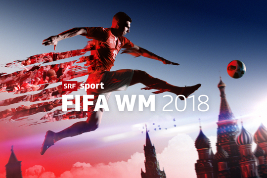 Bild von SRF zeigt alle 64 Spiele der FIFA WM 2018 live