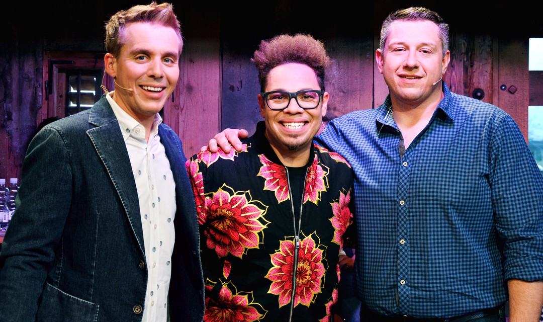 Das Samstigjass Team Reto Scherrer, Marc Sway und Jörg Abderhalden