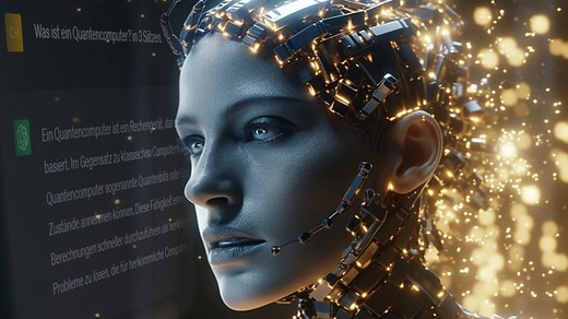 Bild von Künstliche Intelligenz hoch drei