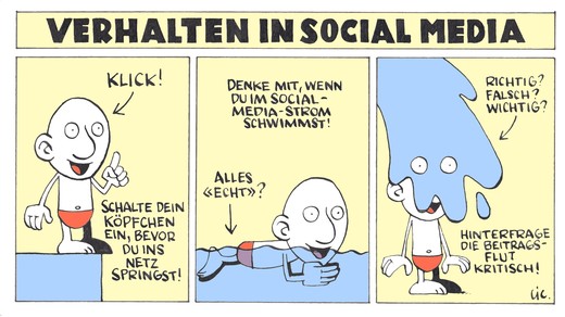 Bild von «Mein Senf»: Köpfchen einschalten, mitdenken und Social Media kritisch hinterfragen