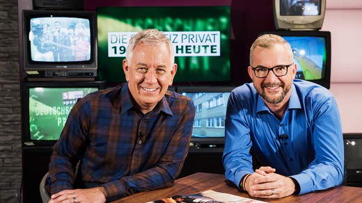 Bild von «Die Schweiz privat – 1996 und heute»: Röbi Koller und Patrick Rohr auf Zeitreise