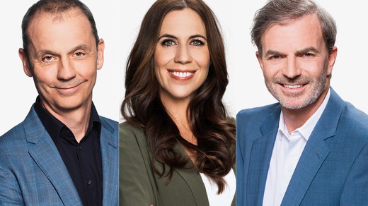 Bild von Susanne Wille ist Politikjournalistin des Jahres, Stefan Bürer und Heinz Günthardt als Duo sind Sportjournalisten des Jahres