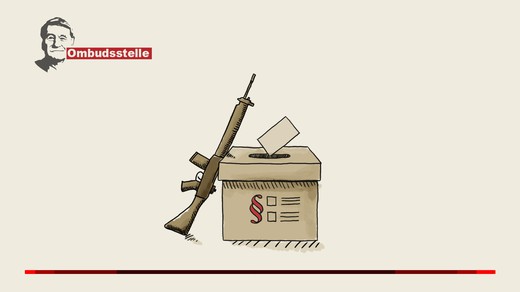 Bild von Bundesratsansprachen vor dem Ombudsmann