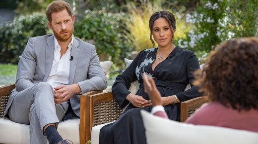 Bild von SRF zeigt «CBS presents Oprah with Meghan and Harry»