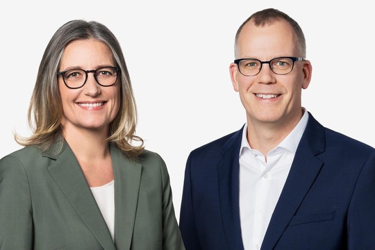 Bild von Ursula Gabathuler und Beat Soltermann leiten Chefredaktion Audio/Digital