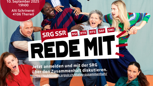 Bild von «Im Gespräch»: Die SRG lädt nach Therwil zum Austausch