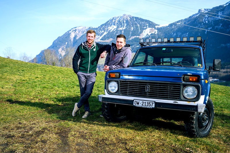 Michi Stalder (l.) und Damian Hüppi