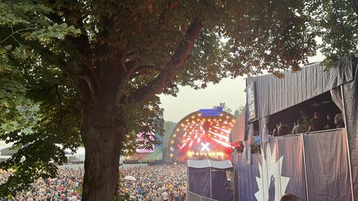 Bild von Als VIP am Openair St. Gallen 2024