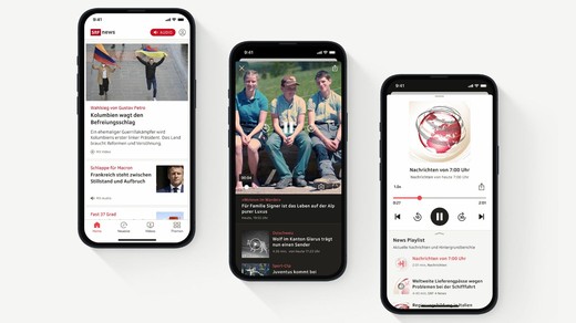 Bild von Weiterentwickelte SRF News App verfügbar