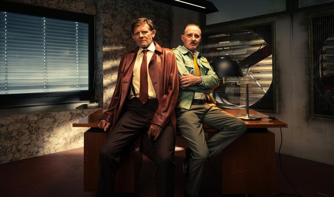 Maloney Lancierungsbild Marcus Signer als Philip Maloney, Stefan Kurt als Polizist