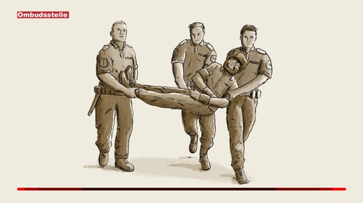 Bild von «Rundschau»-Beitrag über Zwangsausschaffung – erschütternd, aber korrekt