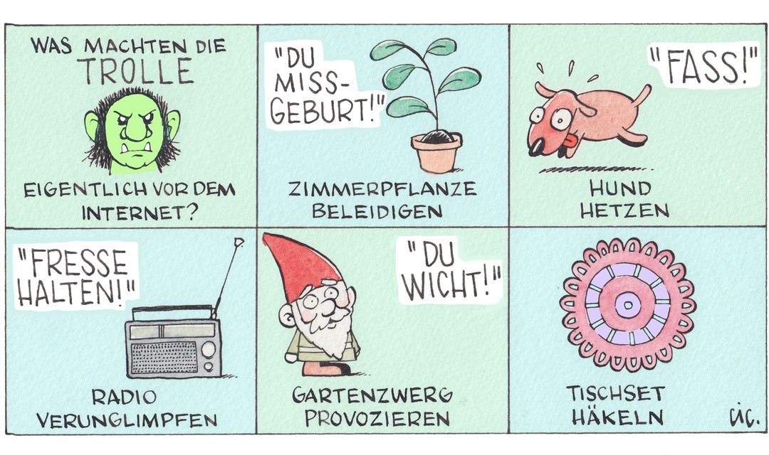 Bild von «Mein Senf»: Crasht die Troll-Party