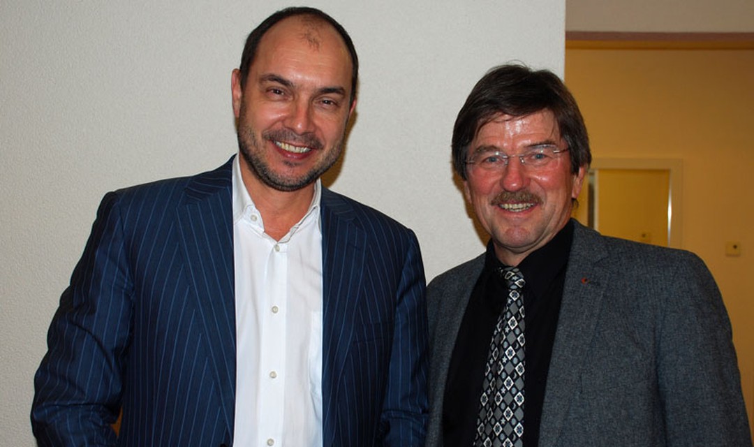 Vorstandsgast Urs Leuthard und Verabschiedung von Willy Kamm und Kaspar Schläpfer