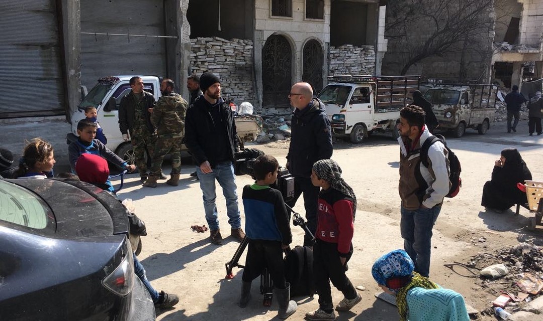 Pascal Weber in seinem beruflichen Alltag.