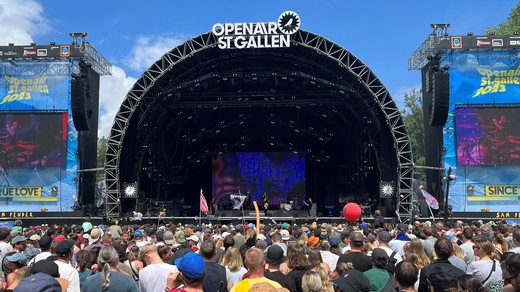 Bild von Hinter den Kulissen des Open Air St. Gallen 2023