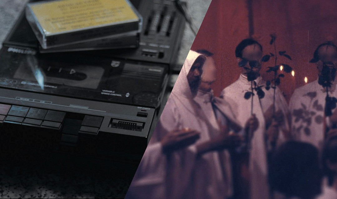 Foto einer Zeremonie der Sonnentempler